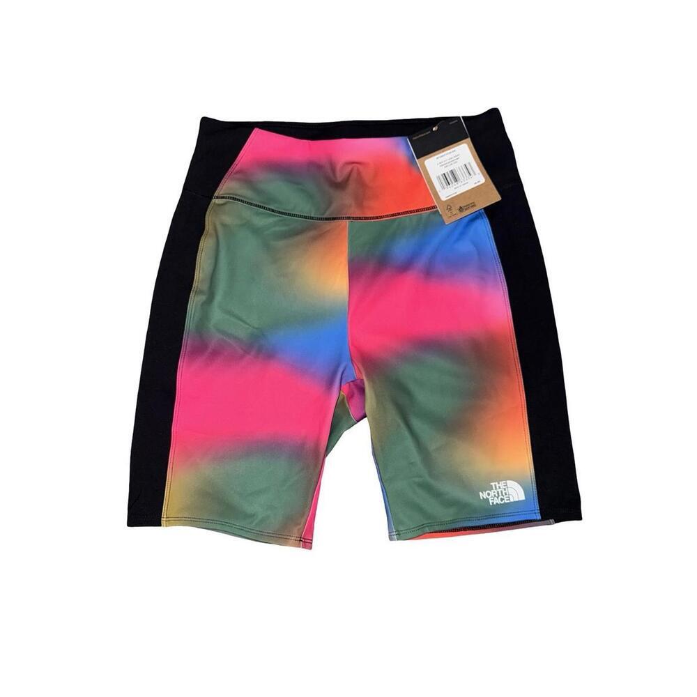 The North Face Bike Shorts Girls Compression Size 18 XXL Multicolor New